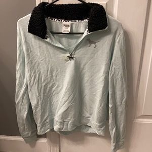 Light blue Pink sweatshirt